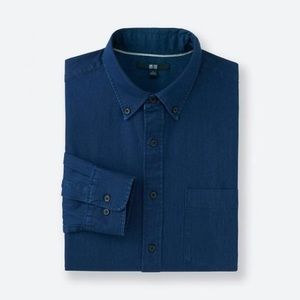Uniqlo Men's Denim Button down